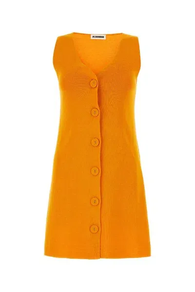 Jil Sander Dress In Orange