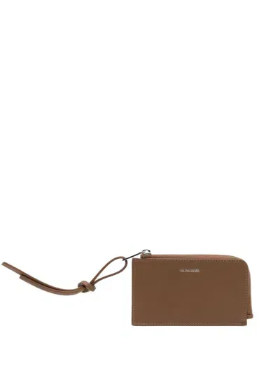 Jil Sander Giro Envelope In Brown