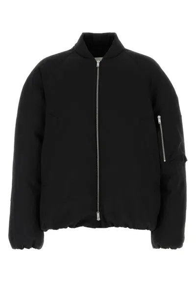 Jil Sander Jackets And Vests In Black