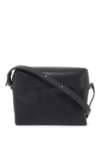 Jil Sander Lid Crossbody Bag Men In Black