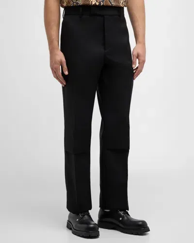 Jil Sander Slim-fit Tailored Wool Trousers In Black