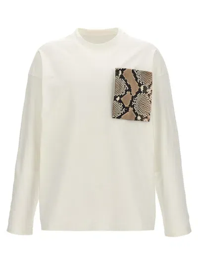 Jil Sander Phyton Pocket T-shirt In White