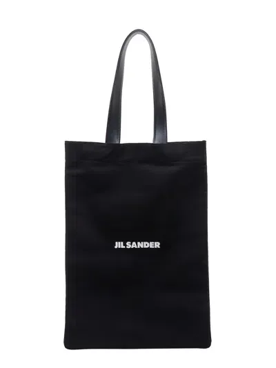 Jil Sander Shoulder Bag In Black