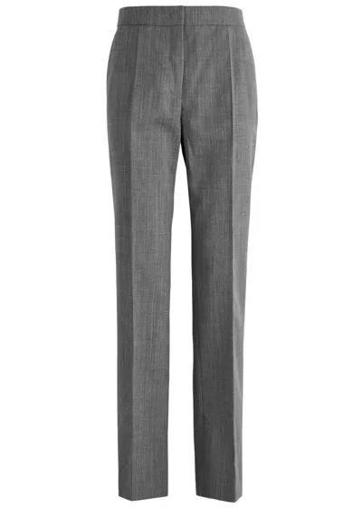 Jil Sander Slim-leg Wool Trousers In Grey