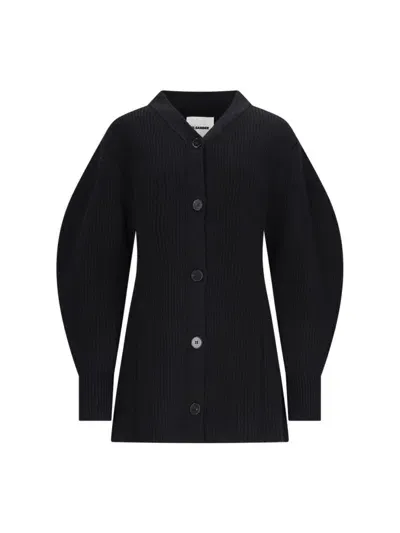 Jil Sander Sweaters In Black