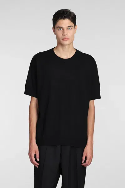 Jil Sander Logo-print Layered T-shirt In Black