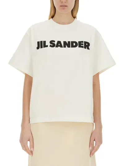 Jil Sander T-shirt With Logo In White