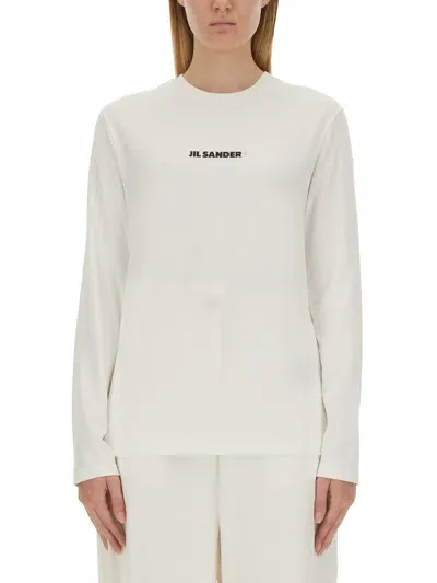 Jil Sander T-shirt With Logo In White