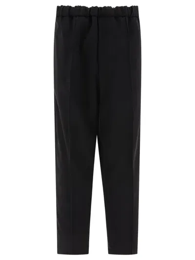 Jil Sander Black Tapered Trousers