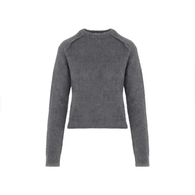 Jil Sander Virgin Wool Pullover In  Rainstorm