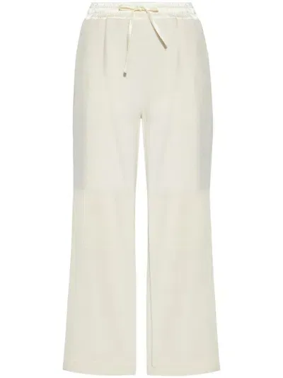 Jil Sander Virgin Wool Trousers In Neutrals