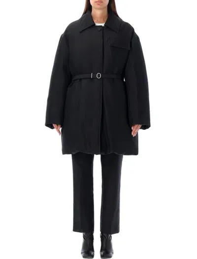 Jil Sander Down Puffer Jacket In Black