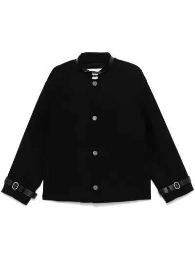 Jil Sander Wool Jacket In Black