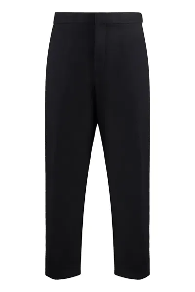 Jil Sander Wool Trousers In Black