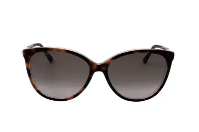 Jimmy Choo Eyewear Lissa Cat In Brown