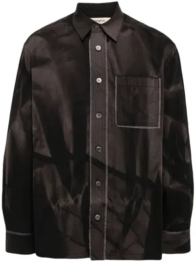 Jiyongkim Cotton Shirt In Black