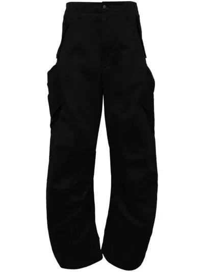 Jiyongkim Curved Multi-pocket Trousers In Black