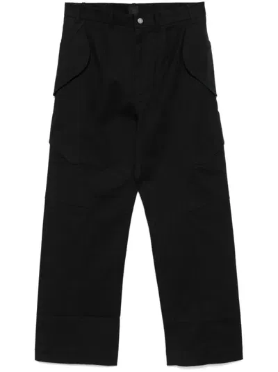 J.lal Brace Trousers In Blk0031 - Shungite Black