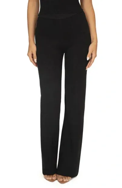 Jluxlabel Tiarra Knit Pants In Black