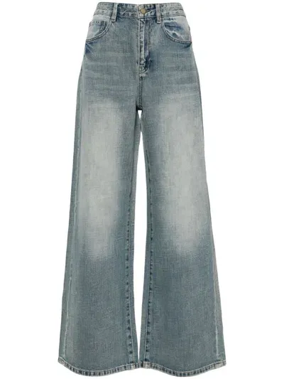 Jnby Washed Cotton Jeans In Blue