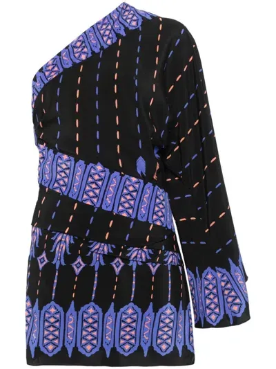 Johanna Ortiz Canyon Mini Dress In Multi