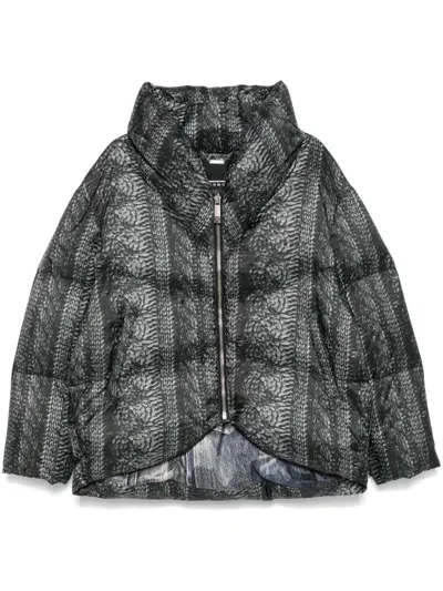 John Richmond Down Jacket In Black