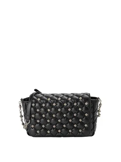 John Richmond Leather Bag In Black