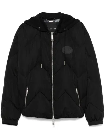 John Richmond Padded Jacket In Black