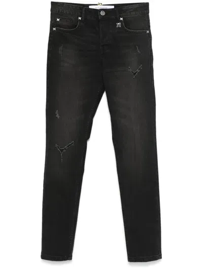 John Richmond Slim-fit Jeans In Black