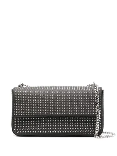 John Richmond Stud-embellished Shoulder Bag In Black