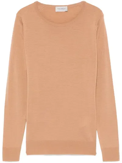 John Smedley Geranium Sweater In Brown