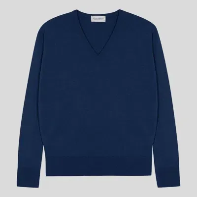 John Smedley Jersey In Blue