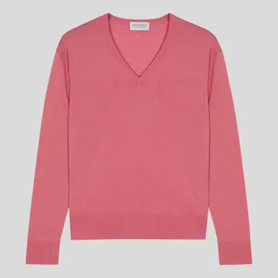 John Smedley Jersey In Pink