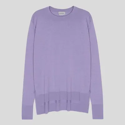 John Smedley Jersey In Purple