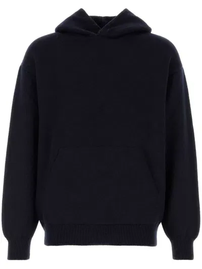 Johnstons Of Elgin Cashmere Hoodie In Darknavy