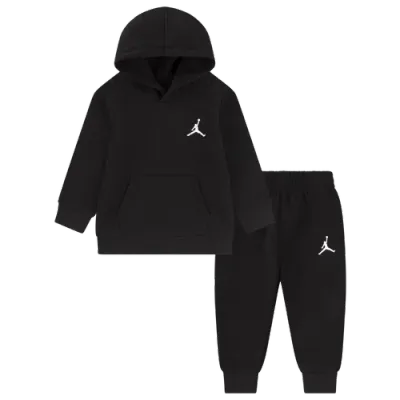 Jordan Babies' Boys Infant   Mj Essentials Fleece Pullover Set In Black