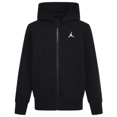 Jordan Boys   Brooklyn Full-zip Hoodie In Black