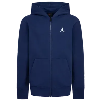 Jordan Boys   Brooklyn Full-zip Hoodie In Midnight Navy/navy