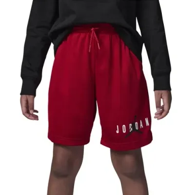 Jordan Kids' Boys   Essentials Graphic Mesh Shorts In Red/white