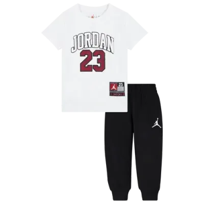 Jordan Boys   Jersey Pack T-shirt Set In Black/white