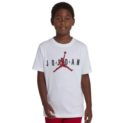 Jordan Kids' Boys   Jumpman Air T-shirt In White/red