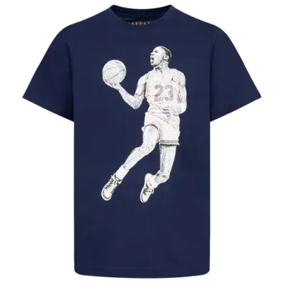 Jordan Boys   Jumpman Jersey T-shirt In Blue