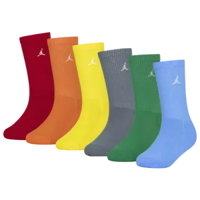 Jordan Boys   Legend Crew Socks 6-pack In Multi