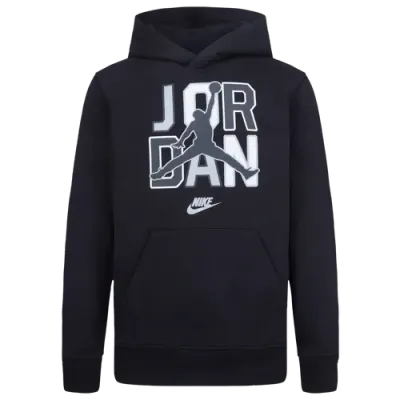 Jordan Boys   Sport Dna Fleece Pullover Hoodie In Grey/black