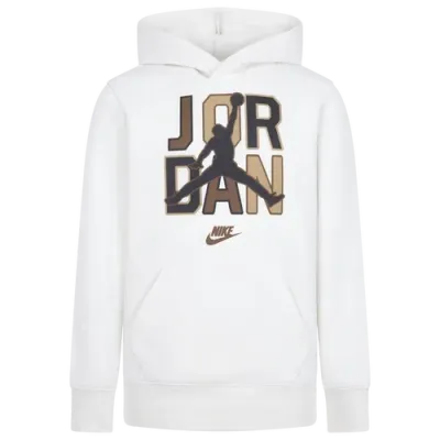 Jordan Boys   Sport Dna Fleece Pullover Hoodie In Sail/black