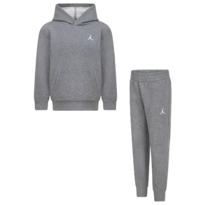 Jordan Boys Preschool   Brooklyn Fleece Pullover Set In Gray/gray