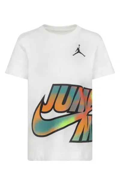 Jordan Kids' Mvp Jumpman Wrap Graphic Tee In Sail