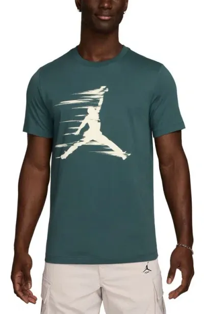 Jordan Mvp Jumpman Graphic T-shirt In Oxidized Green/sail/sail