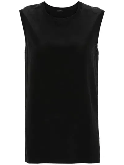 Joseph Bley Silk Tank Top In Black