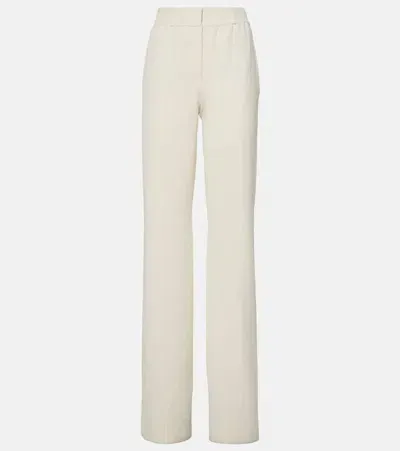 Joseph Milano Mid-rise Straight Pants In White